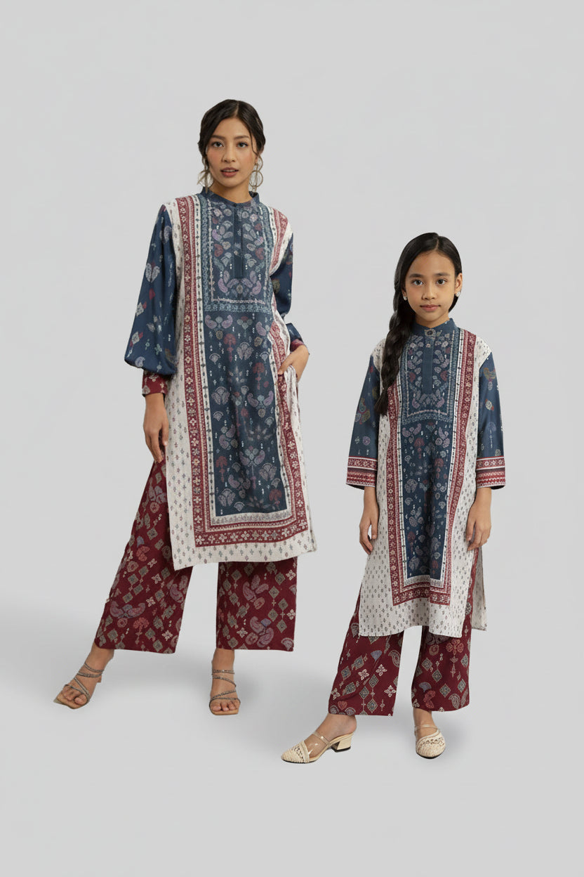 Sekar Set Mom & Kids - Sky