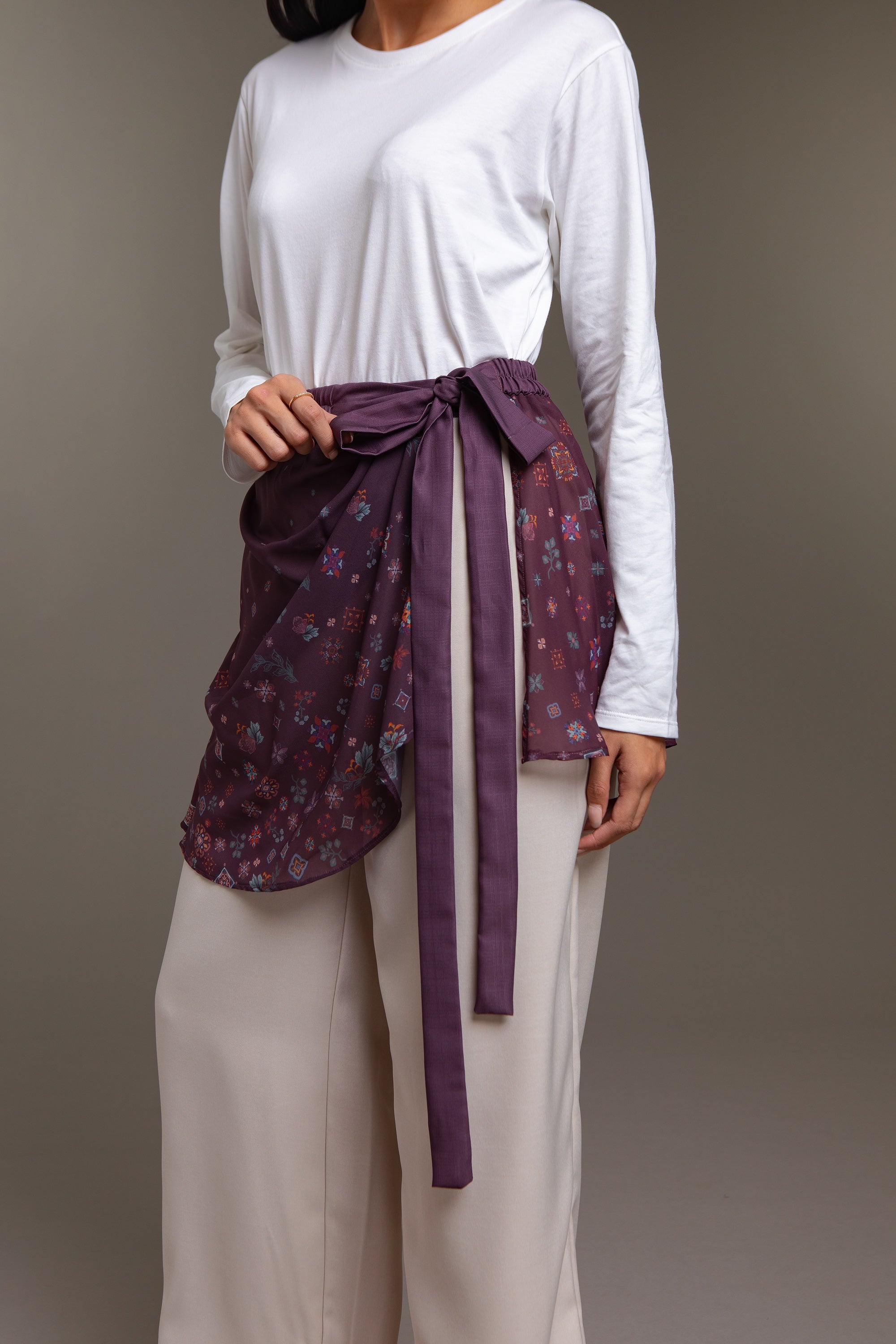Kilau Pants Burgundy
