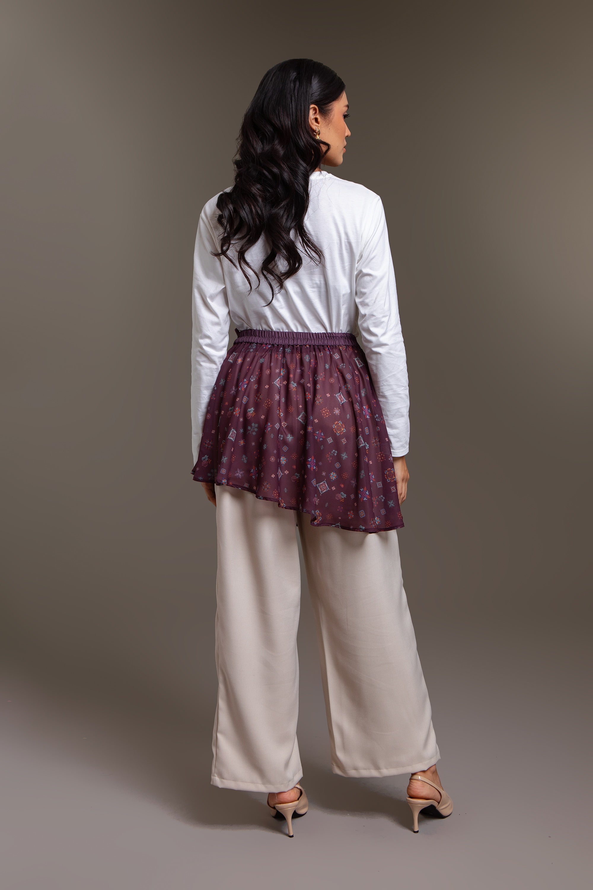 Kilau Pants Burgundy