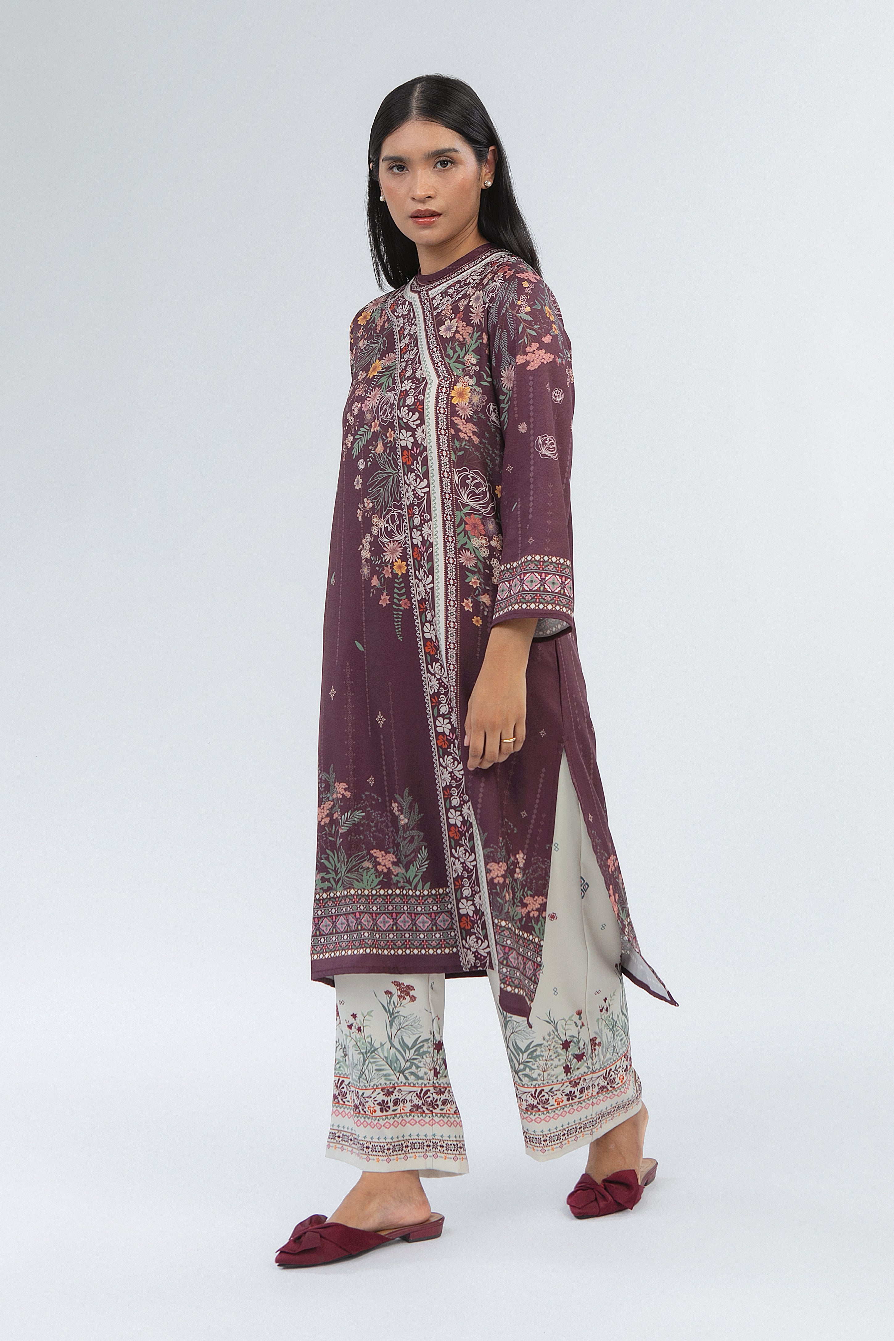 Kapuas Set Burgundy Mom & Kids