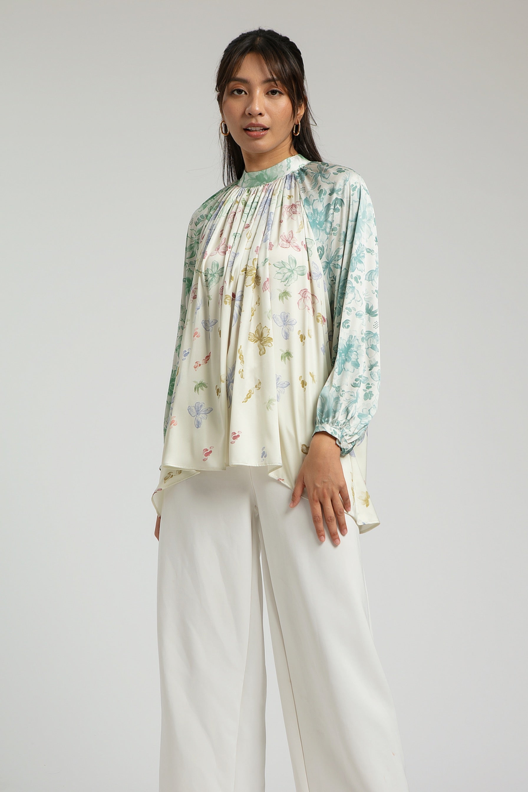 Theros Top - Kemeja Lengan Panjang Wanita