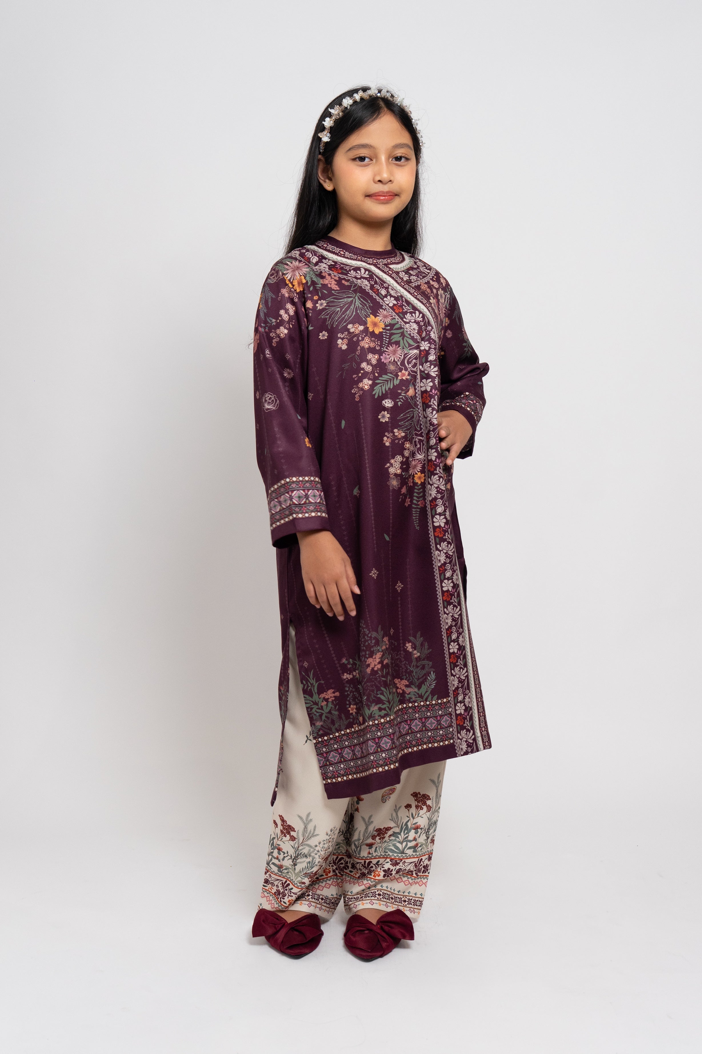 Kapuas Set Burgundy Mom & Kids