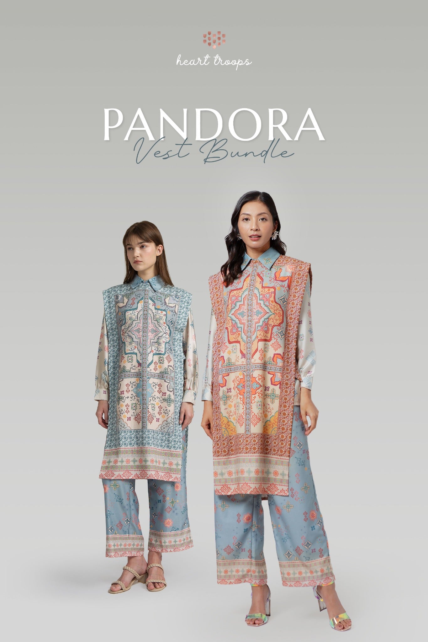 4-in-1 Pandora Set Vest Bundling (Orange & Blue)