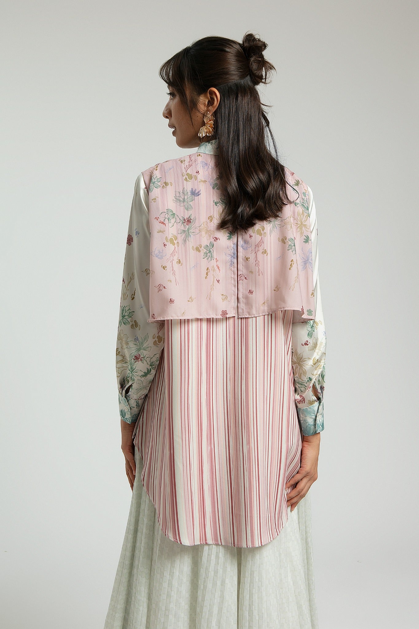 Damia Amethyst Top - Kemeja Lengan Panjang Wanita