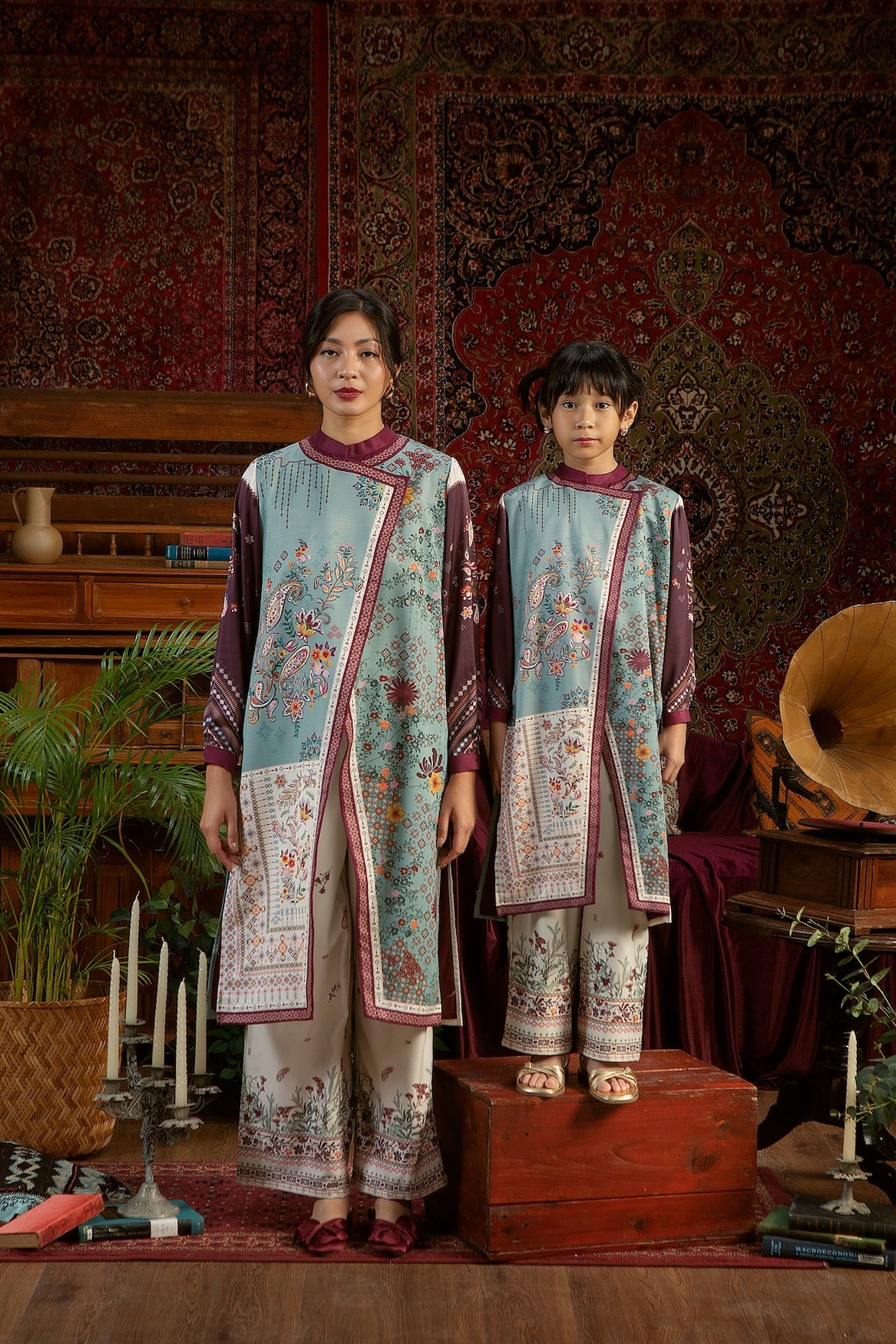 Sentani Set Mint Mom & Kids