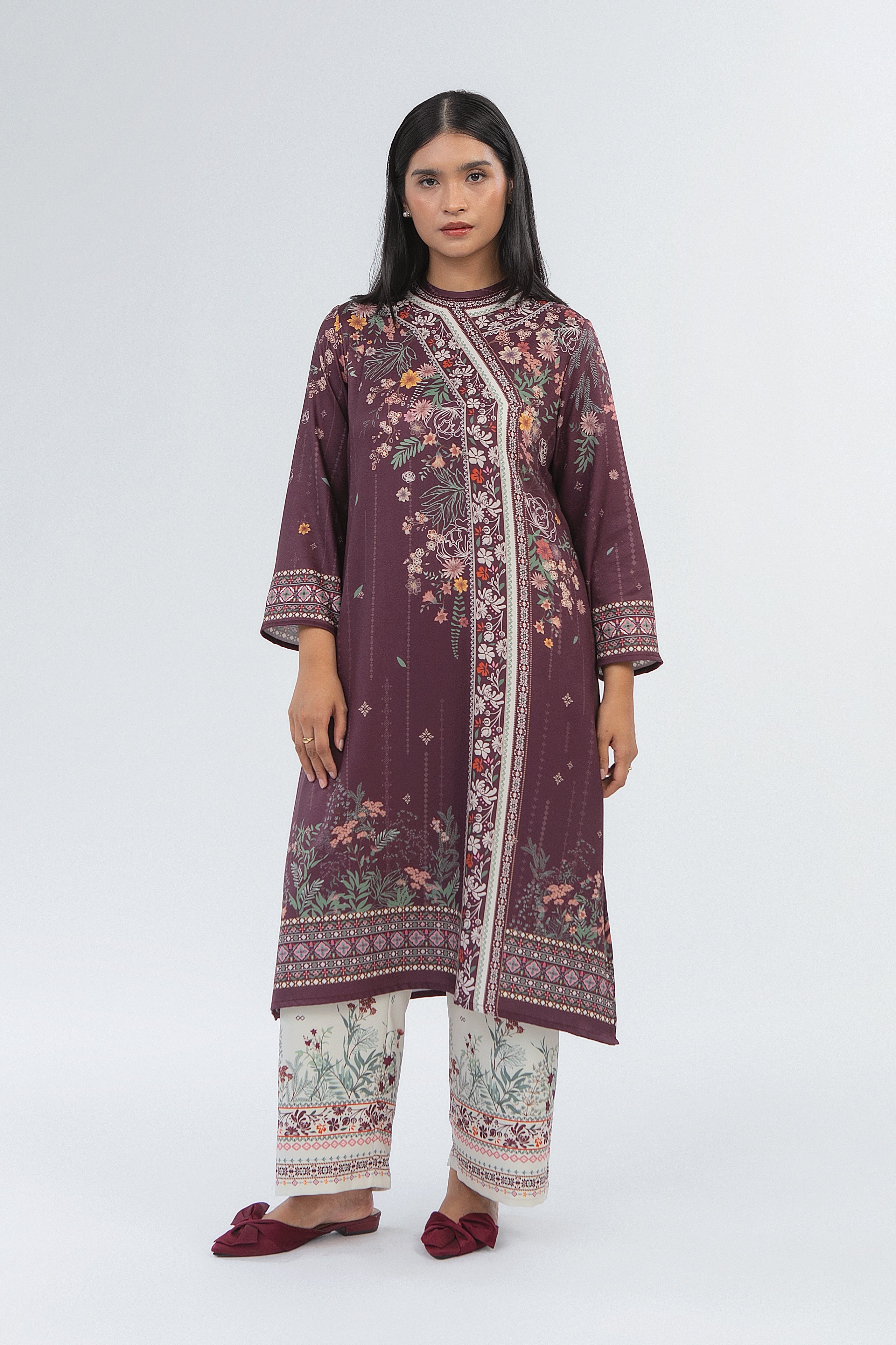 Kapuas Set Burgundy Mom & Kids