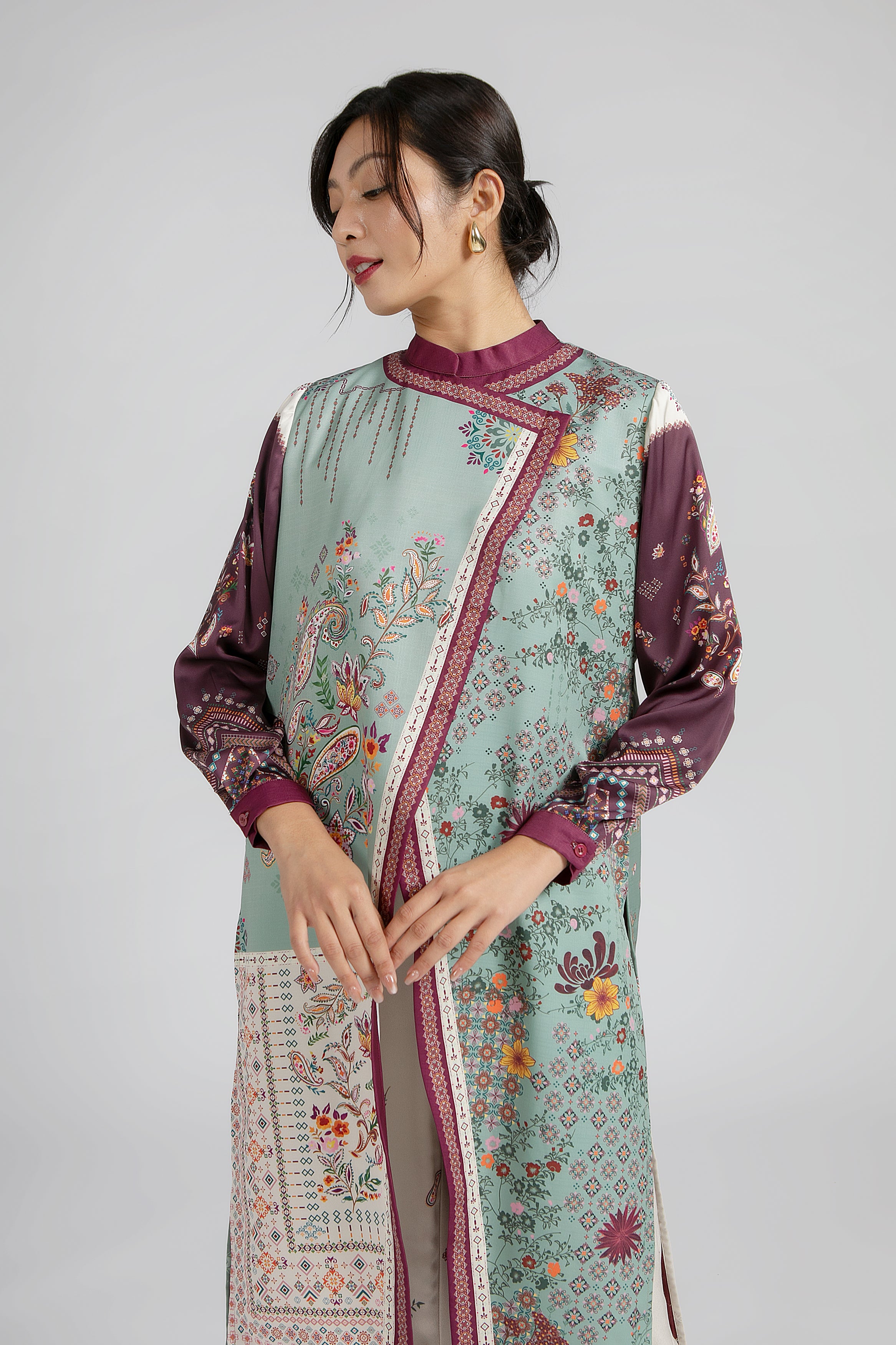 Sentani Set Mint (Tunic & Pants)