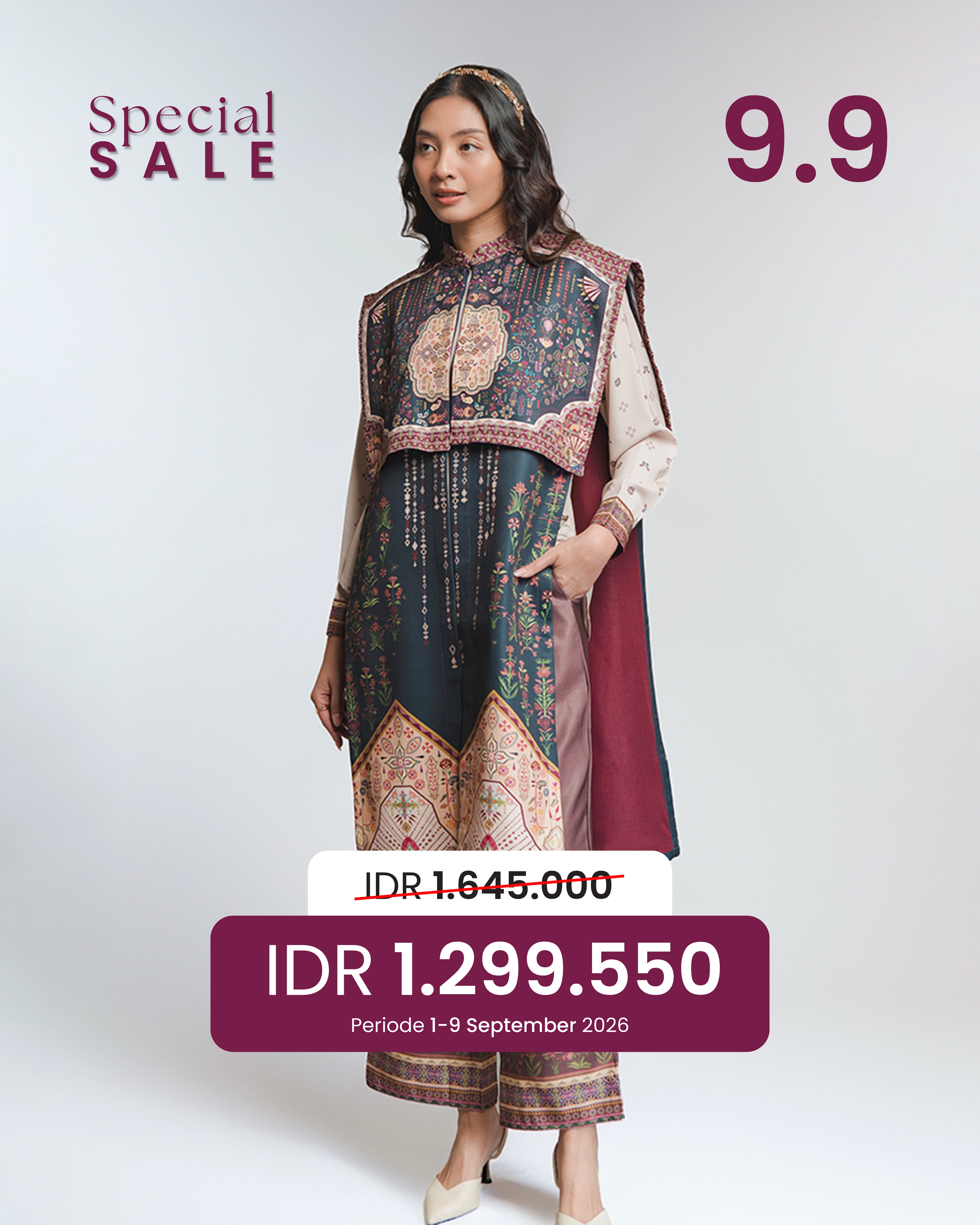 Pijar Complete Set Malam (Vest + Inner + Pants)