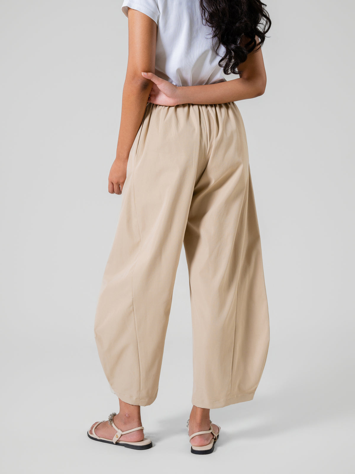 Sora Pants Beige Multicolor