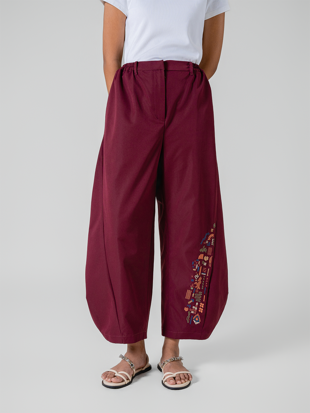 Sora Pants Maroon