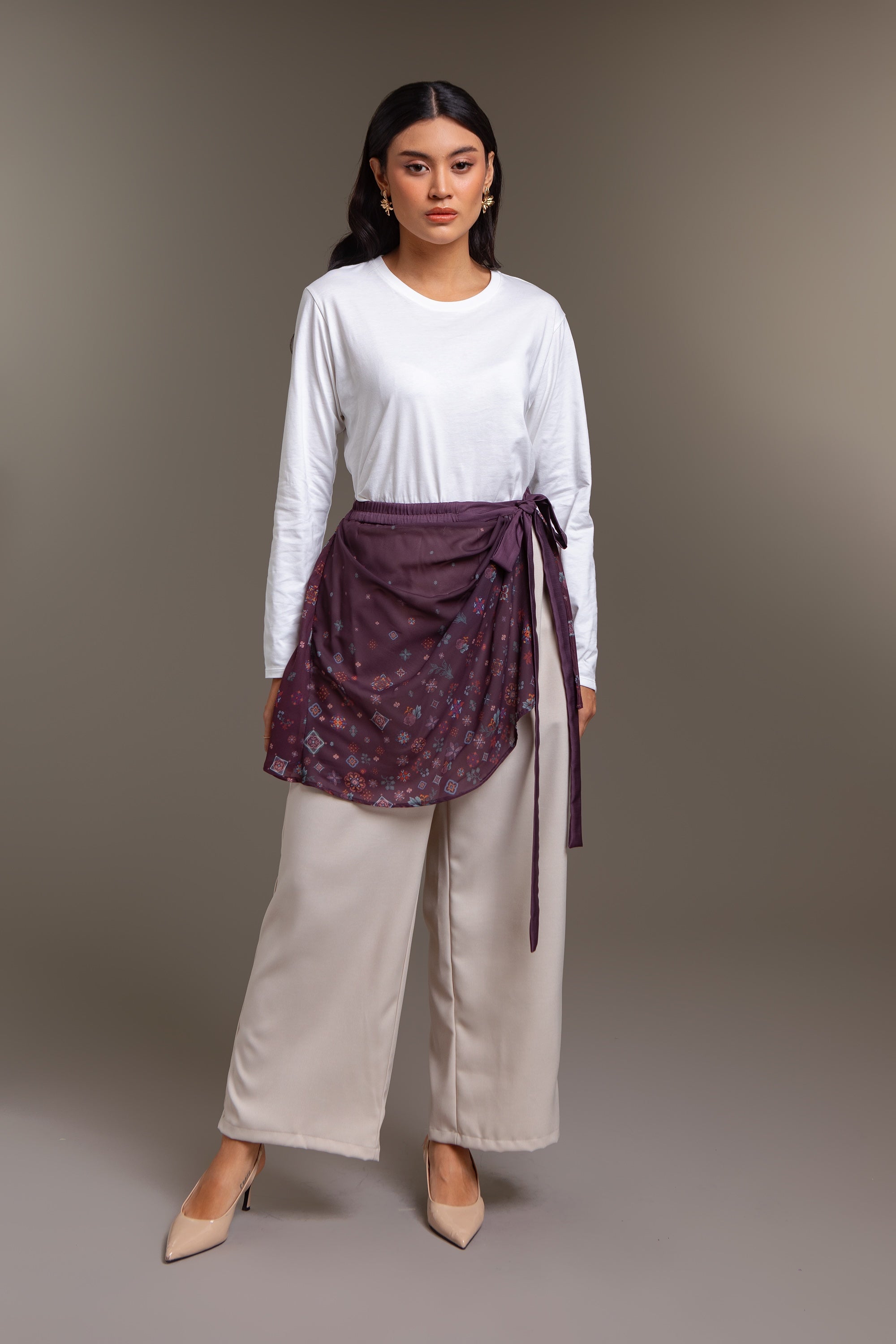 Kilau Pants Burgundy