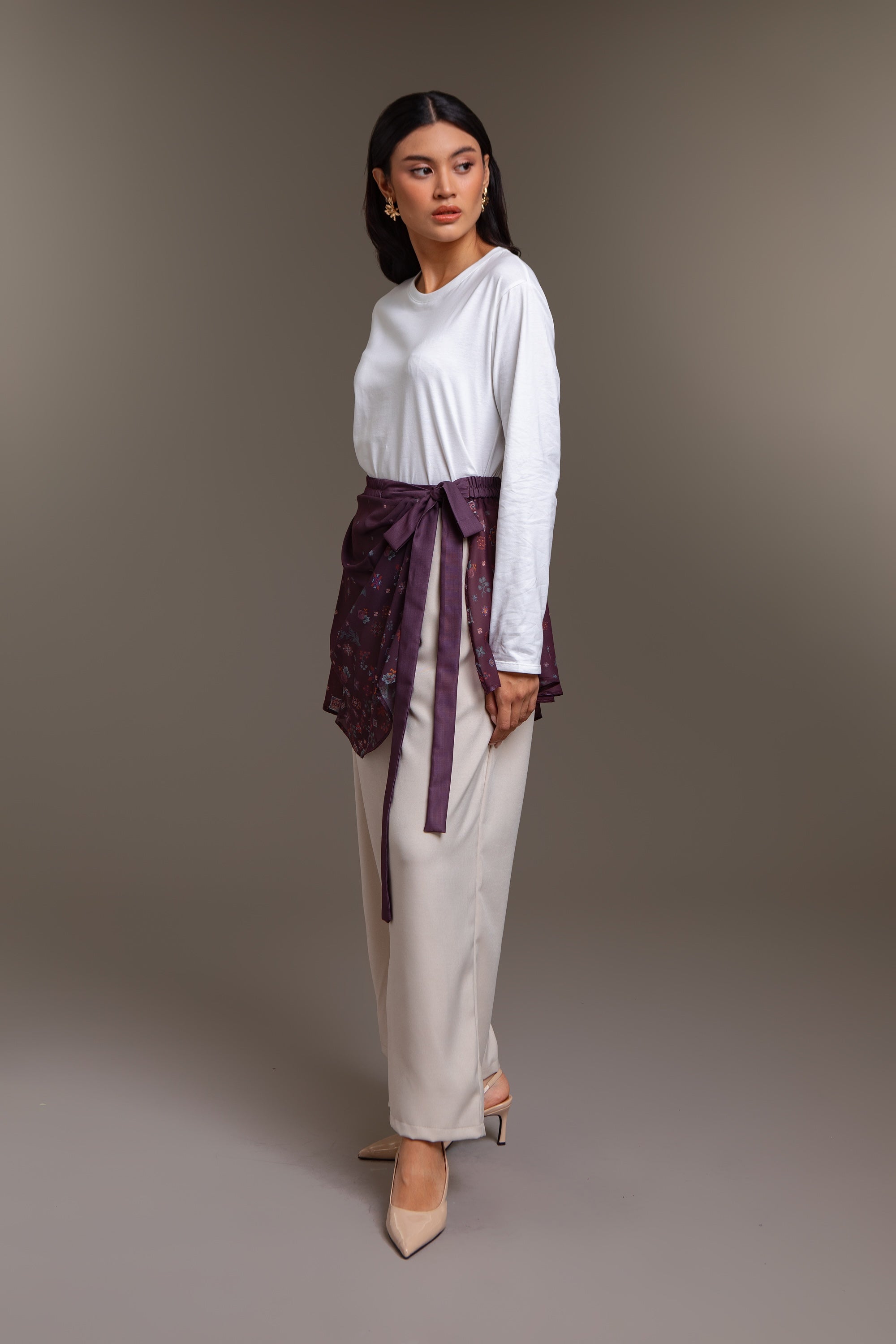 Kilau Pants Burgundy