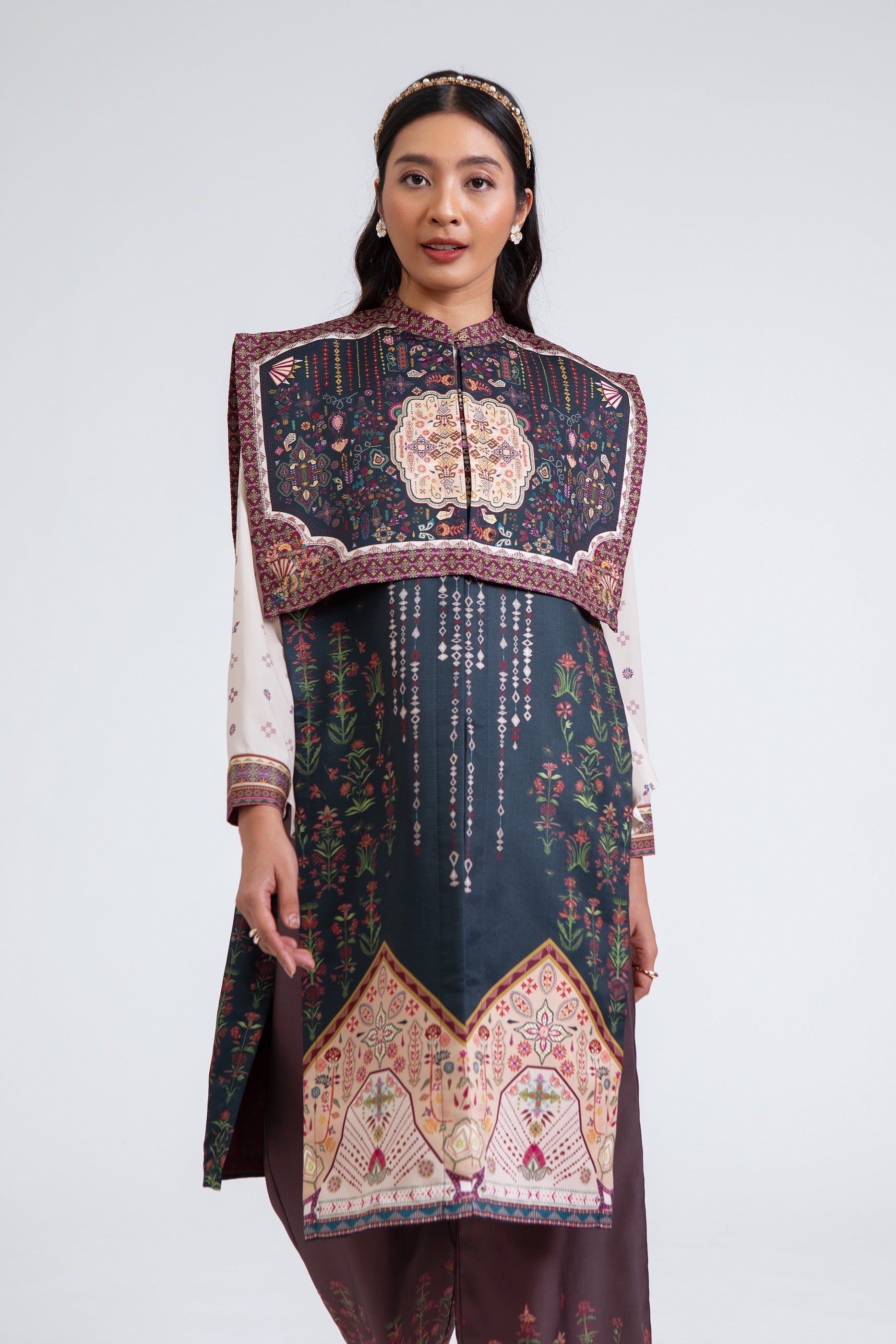 Pijar Vest + Inner Top Malam