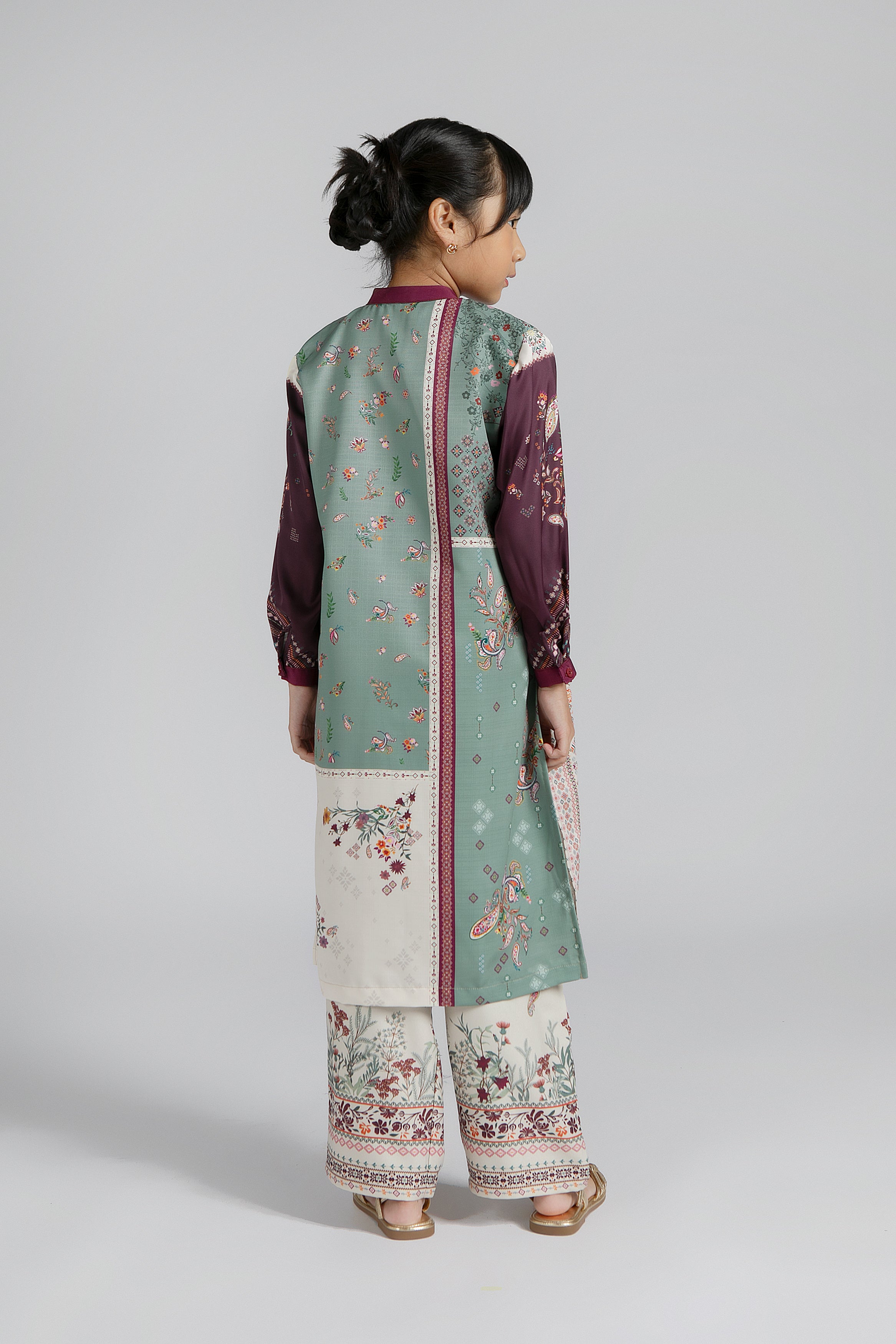 Sentani Set Mint Kids (Tunic & Pants)