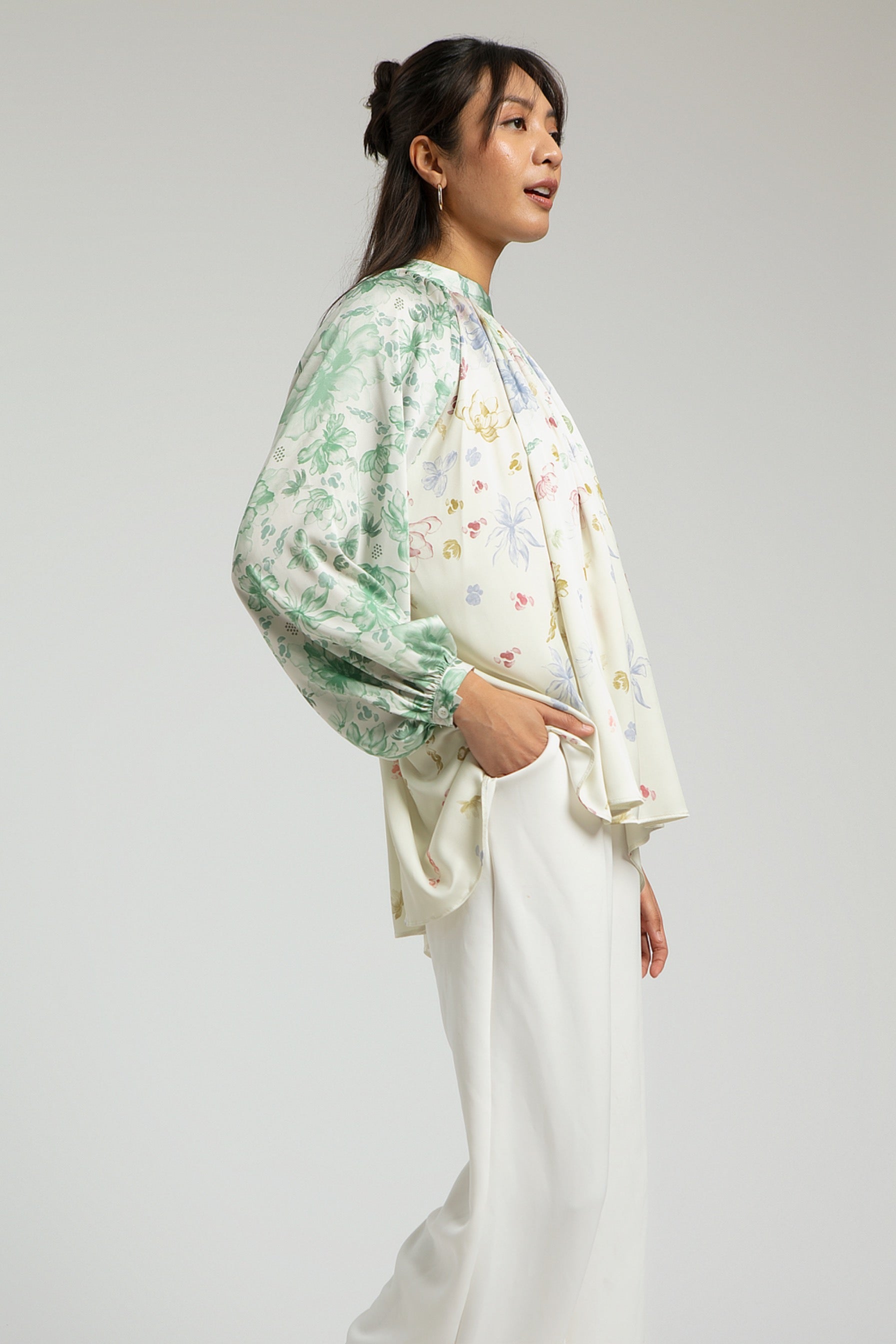 Theros Top - Kemeja Lengan Panjang Wanita