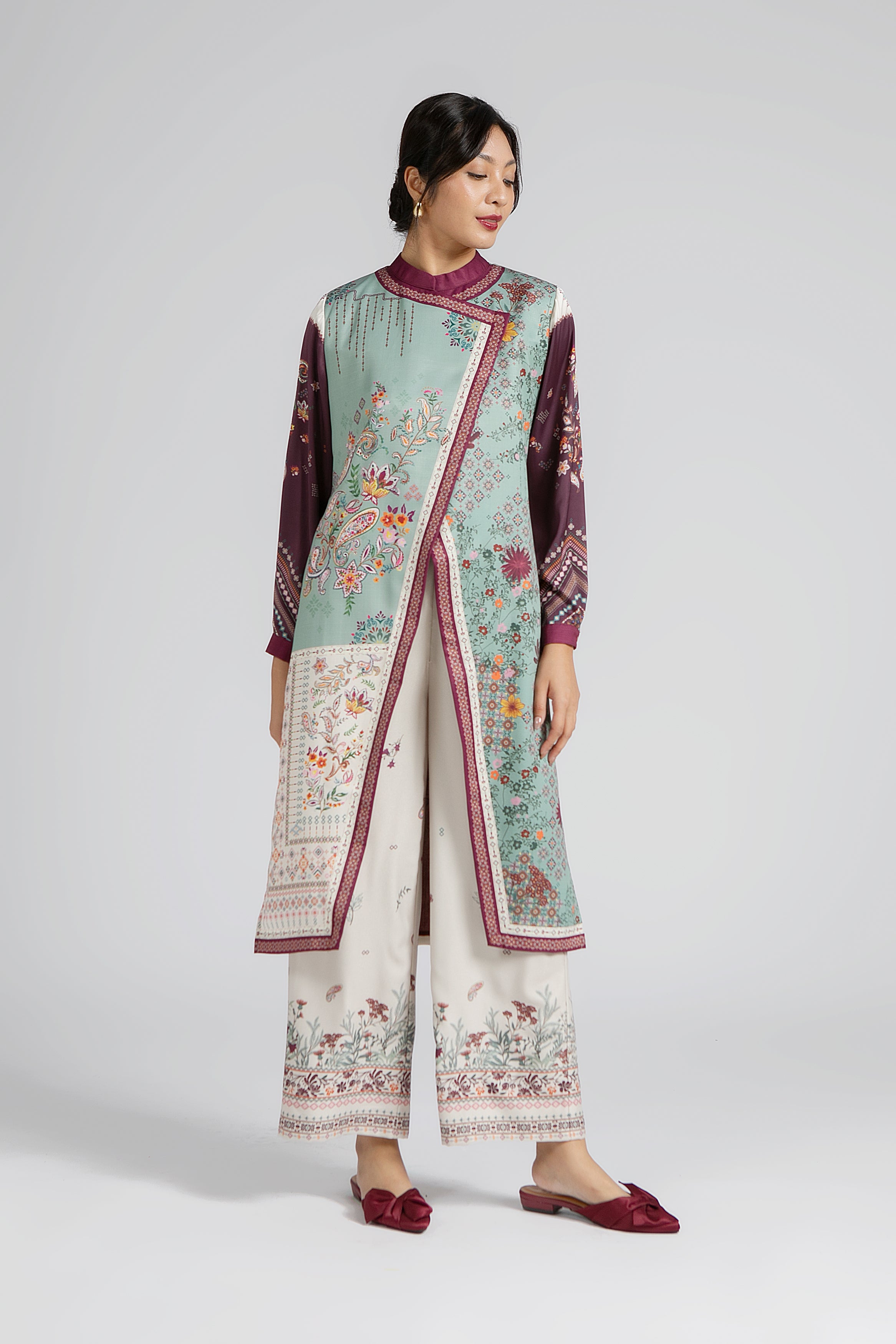 Sentani Set Mint (Tunic & Pants)