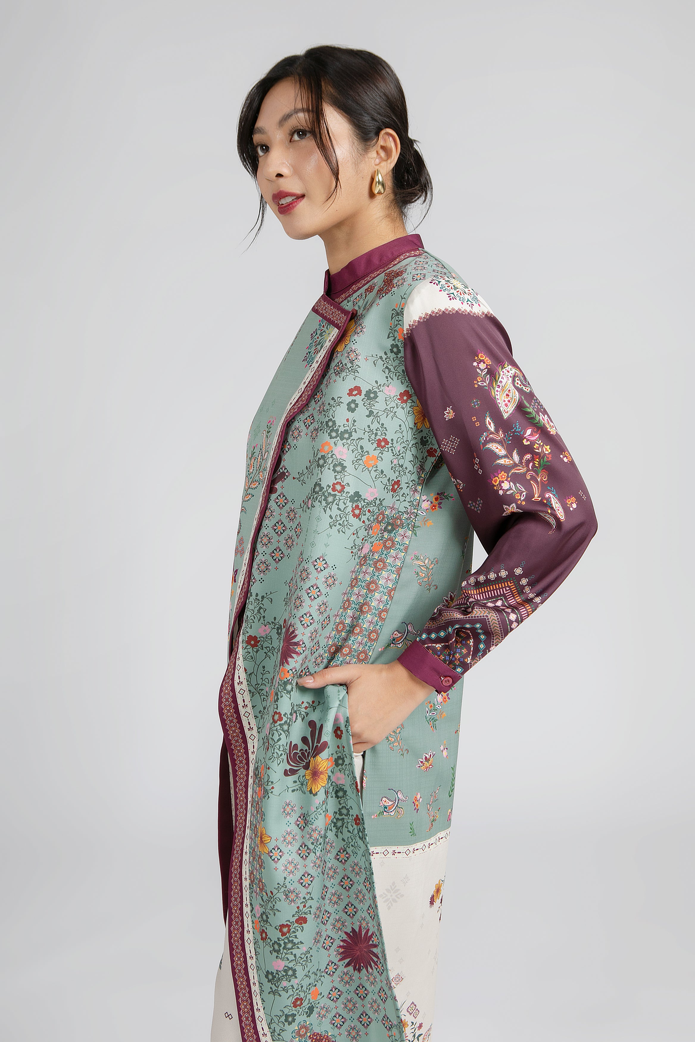 Sentani Set Mint (Tunic & Pants)